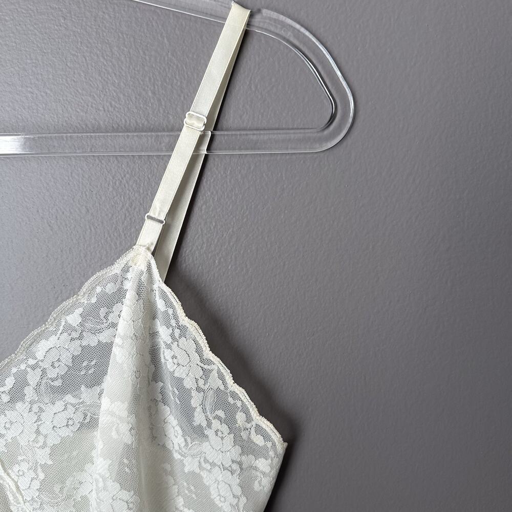 Vintage Vanity Fair Full Slip Lace Antron III‎ Nylon 70s Cream Womens 34 Medium - Picture 8 of 15